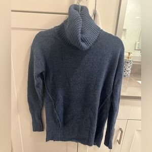 GAP blue turtleneck, XS but fits like a small/medium